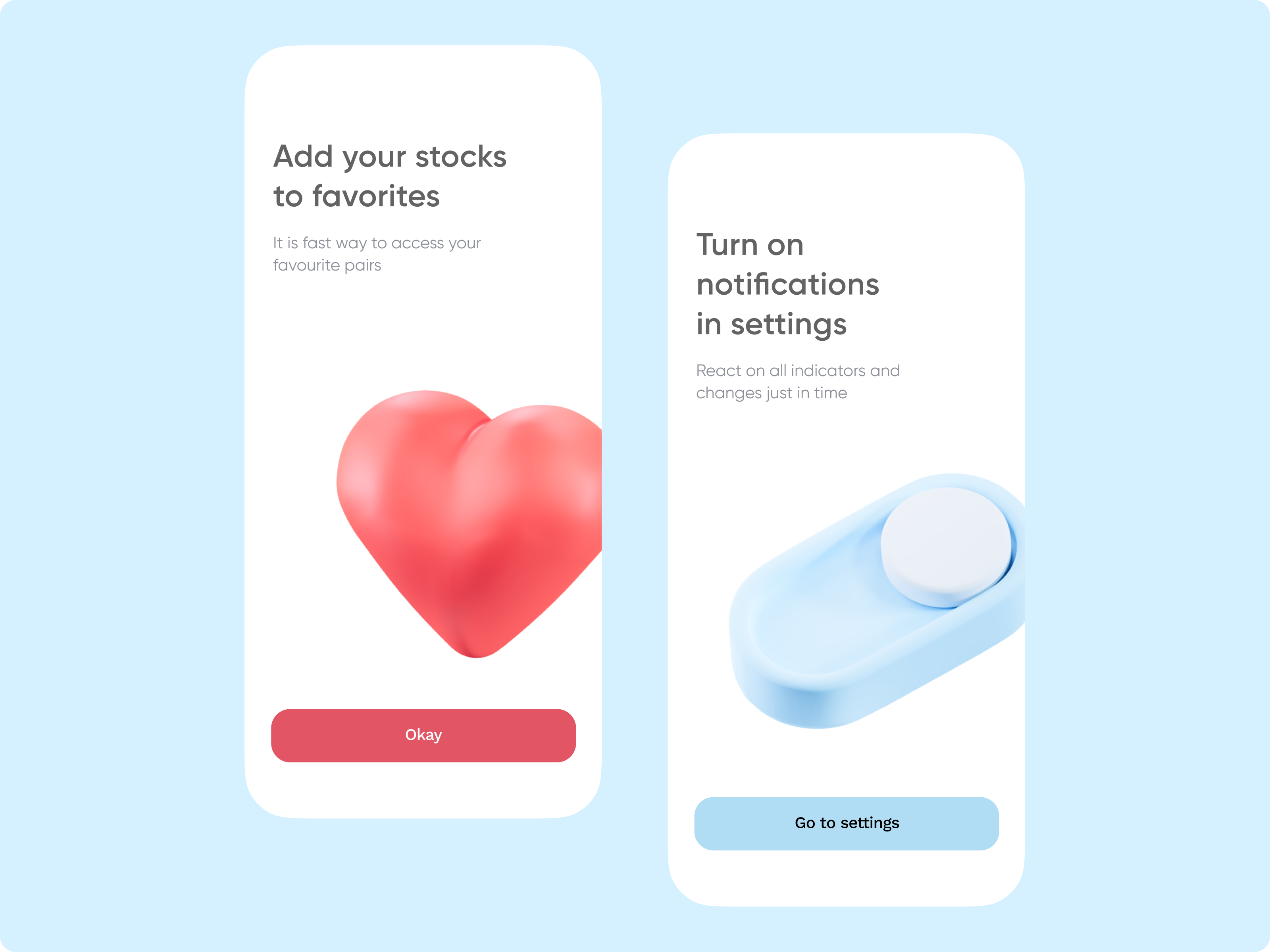 3D Illustration Splash Screens 3d app bank blender crypto icon icons illustration minimal onboarding ui