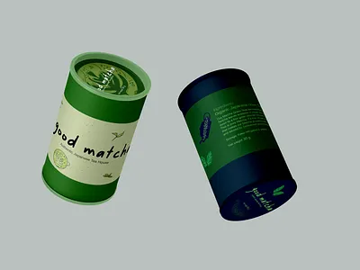 Modern Matcha Packaging Design | Minimalist Product Branding 3d beverages design branding design graphic design illustration packaging design tube design typography