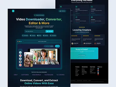 UniConverter - Ultimate Video Tool Landing Page
