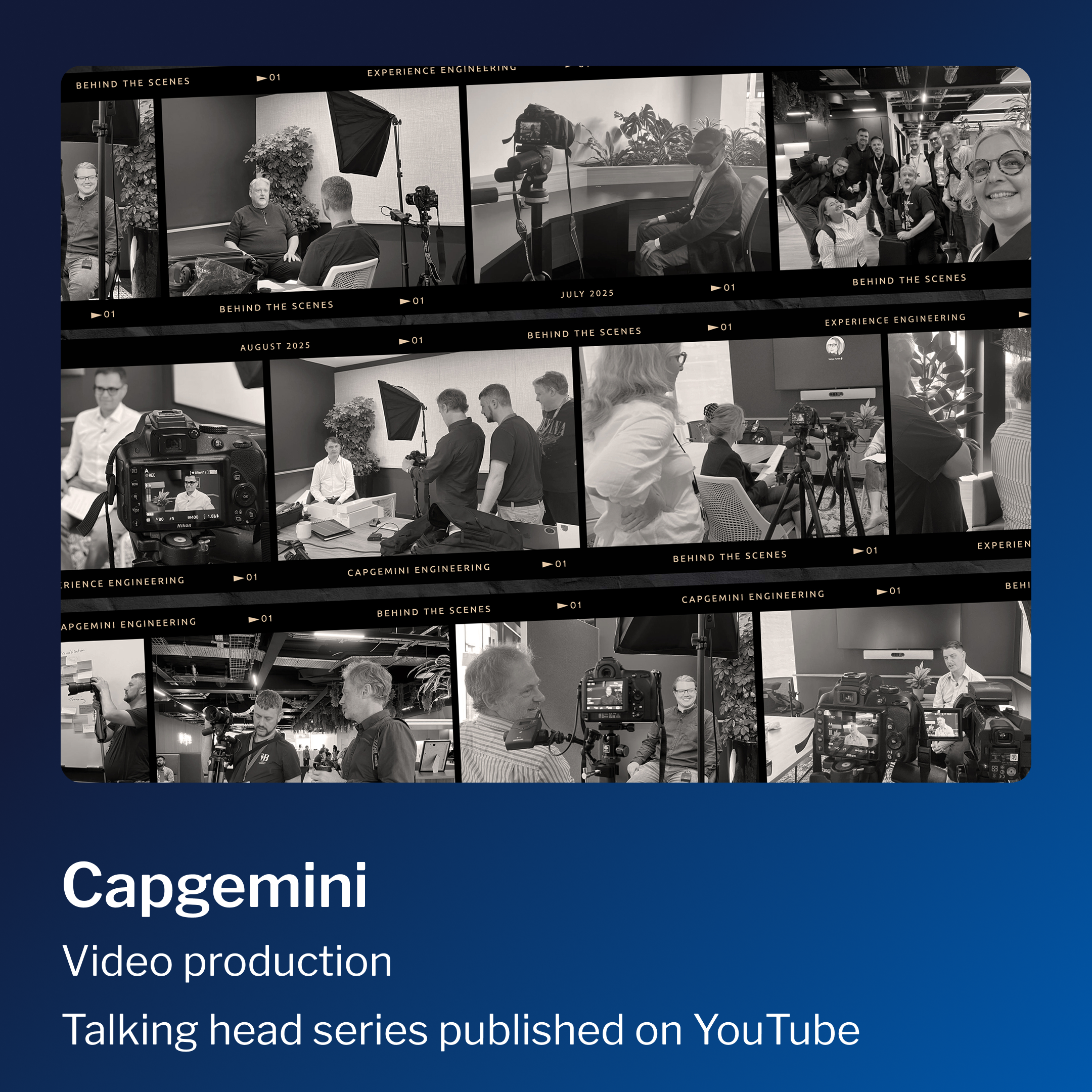 Video production Talking head series published on YouTube after effects premiere storyboarding video editing video production