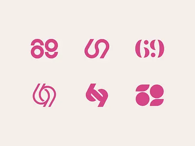 69 Labs - Logo Design Exploration 69 69 logo abstract ambigram ambigram logo letter logo logo design modern number number logo numbers numbers logo