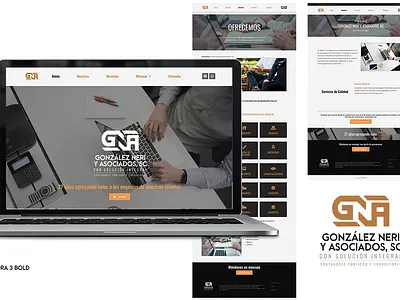 GNA accountant accountant logo webdesign