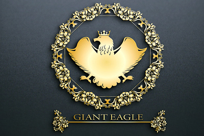 ROYAL GAINT EAGLE branding design graphic design illustration logo