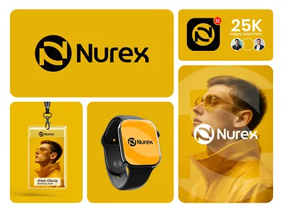 Nurex Logo Design | Bold Tech Branding 3d brand identity branding branding agency business logo custom logo design graphic design logo logo design logo designer modern logo monogram logo tech branding