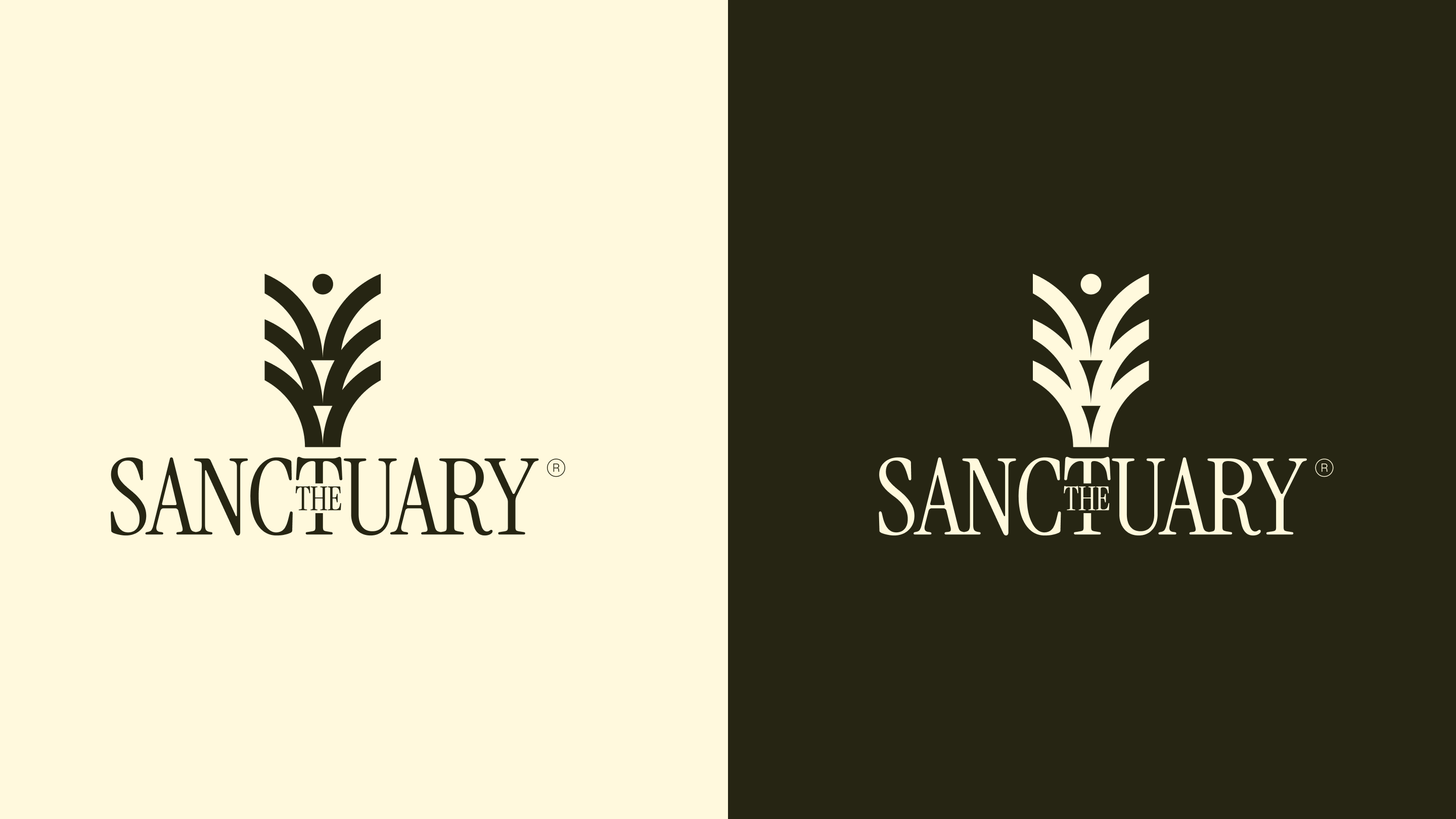 Logo Design for The Sanctuary - Luxuary Spa and Recovery Center brand guidelines brand identity branding logo logo design