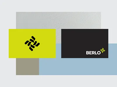 Berlo abstract logo modern simple