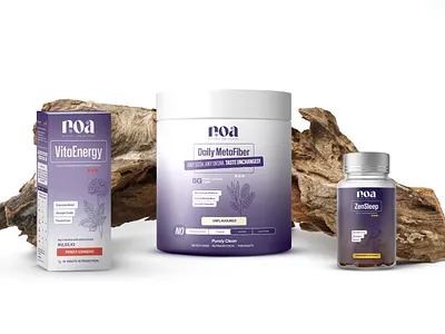 Packaging Design of a health supplement brand branding cpg d2c design direct to consumer graphic design illustration logo package design packaging supplement