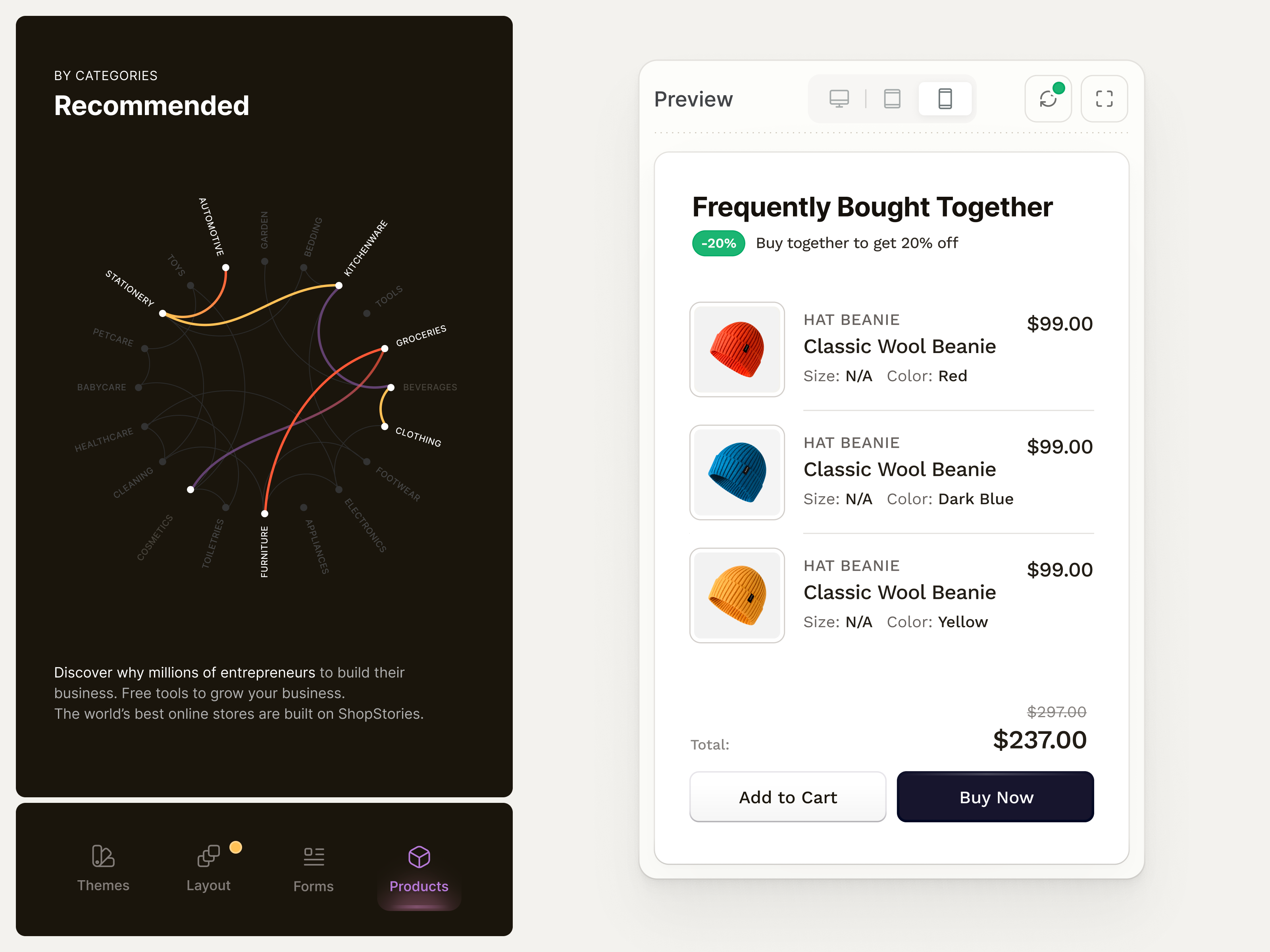 Frequently Bought Together widget