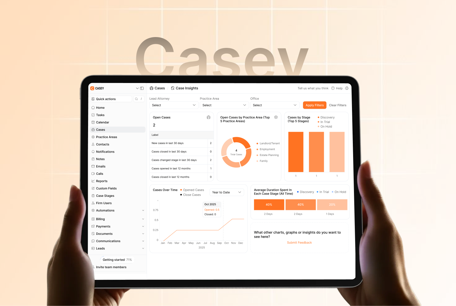 CASEY Dashboard Design — SaaS Product UI analyticsdashboard casemanagement casestudy cleandesign dashboard moderndesign saas saasdesign uidashboard uiux userinterface uxdesign webdesign