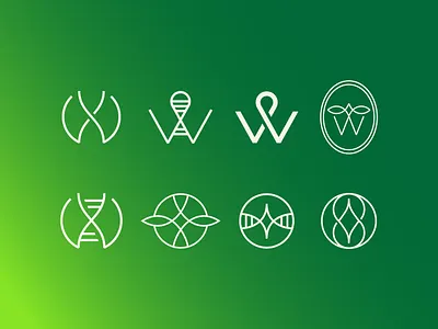 Woven - Letter W Logo Designs abstract health health logo helix helix logo logo logo design modern molecule molecule logo weave weave logo weaving logo wellness wellness logo woven woven logo