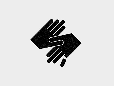 Nine asymmetry branding hands logo mark minimal nine symbol symmetry