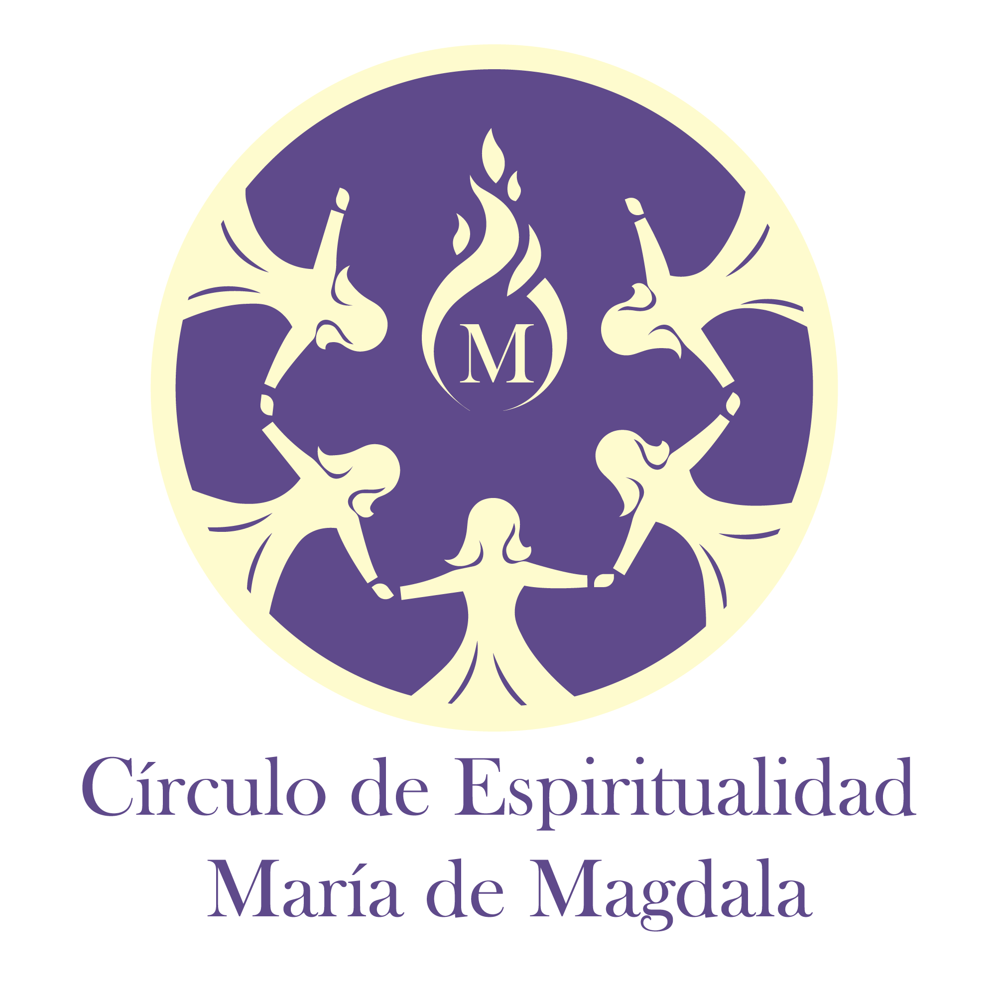 Círculo de Espiritualidad María de Magdala art dragon ilustración logo vector
