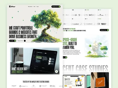 5Four Digital – Creative Agency Website Design agencywebsite branding casestudydesign creativeagency digitalagency landingpagedesign productdesign uiux webdesign websiteui