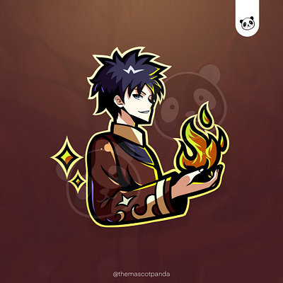 Fire 🔥 esports esports logo graphic design illustration logo mascot mascot logo mascotlogo twitch twitch logo