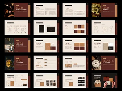 Guidelines for A Antique Brand antique antique brand brand bible brand book brand guide brand guidelines brand identity brand manual brand style branding ecommerce guidelines logo style guide