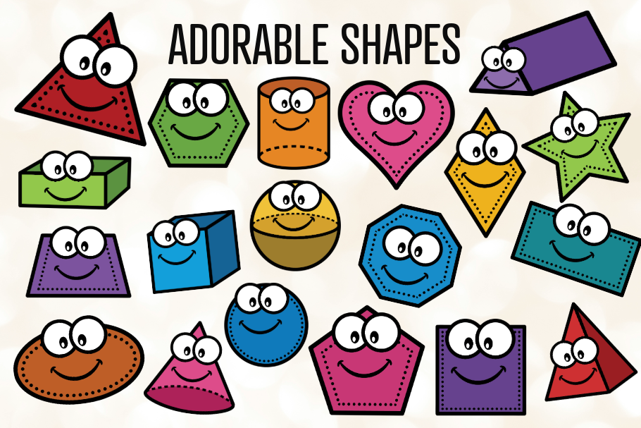 2D & 3D SHAPES 2d shapes 3d shapes figuras geometricas geometry shapes