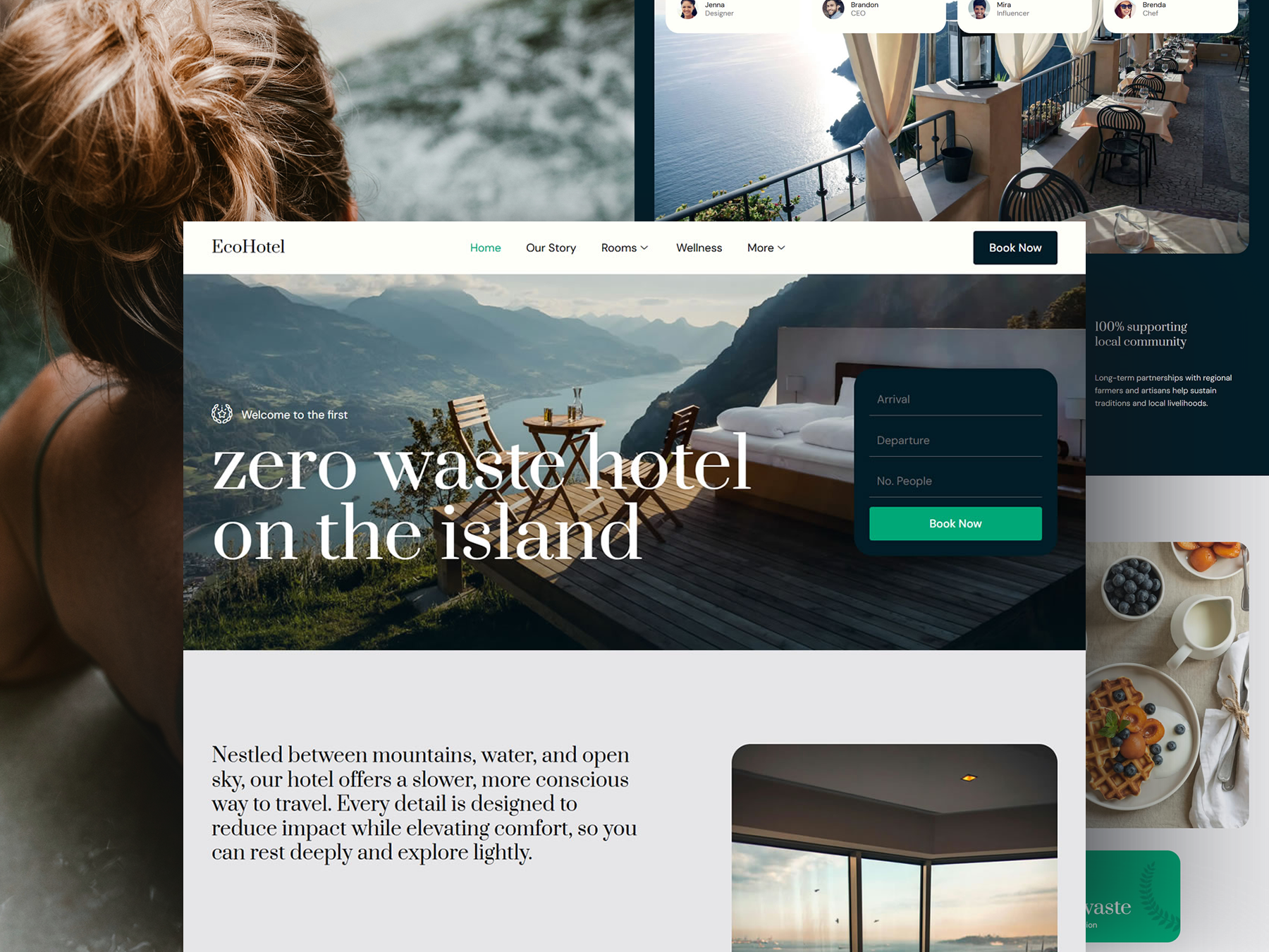 EcoHotel - Resort & Wellness Elementor Website Template