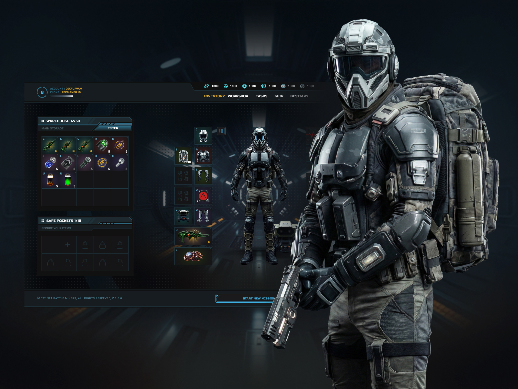 NFT Battle Mainers - Game Design character design game design game skins graphic design ui web design