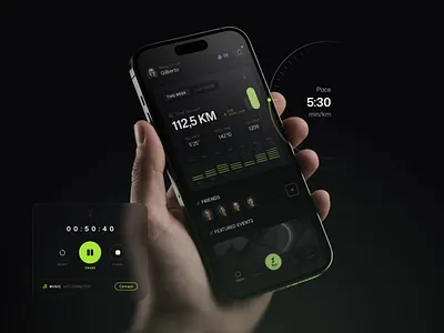 Let's run ? Concept App app design brazil figma iadesign mobile design run running uidesign