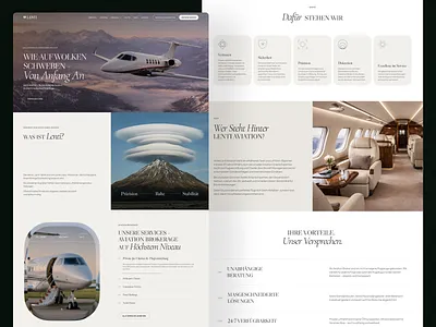 Private Aviation Brokerage and Jet Charter — Web Design aviation branding brokerage design figma jetcharter luxury privatejet ui ux web webdesign website