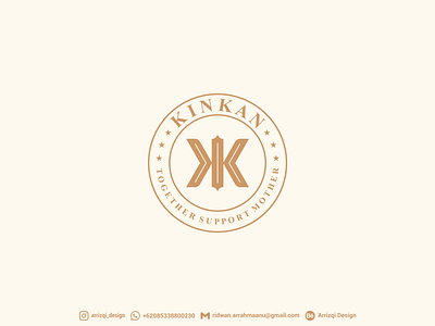 Letter K Monogram Logo Design apparel badge branding design graphic design illustration logo logo designer logodesign logomaker logotype monogram monogramlogo retro typography vector vintage