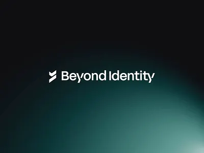 Logo design for Beyond Identity™ brand brand identity branding branding design cybersecurity design futuristic gradient identity logo logo design logomark mark modern symbol visual identity