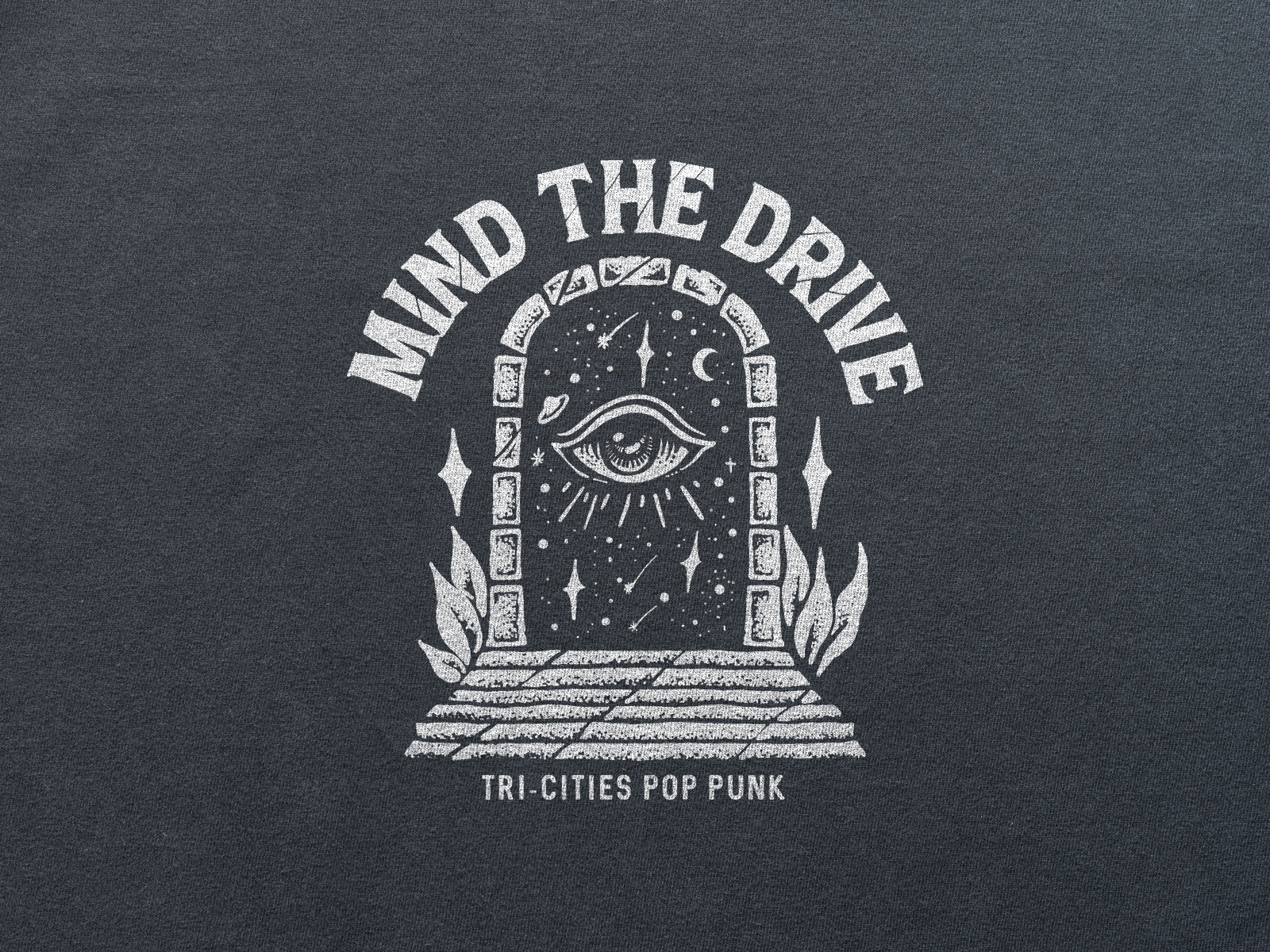 Mind The Drive - T-shirt Design apparel design band merch branding clothing design graphic design illustration