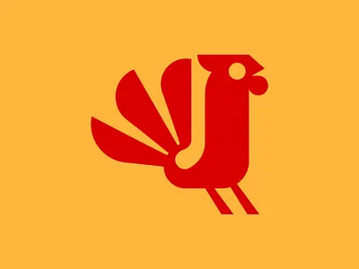 Minimal Rooster Stylized Logo animal logo branding chicken logo design graphic design illustration logo minimal rooster logo rooster logo stylized rooster logo vector