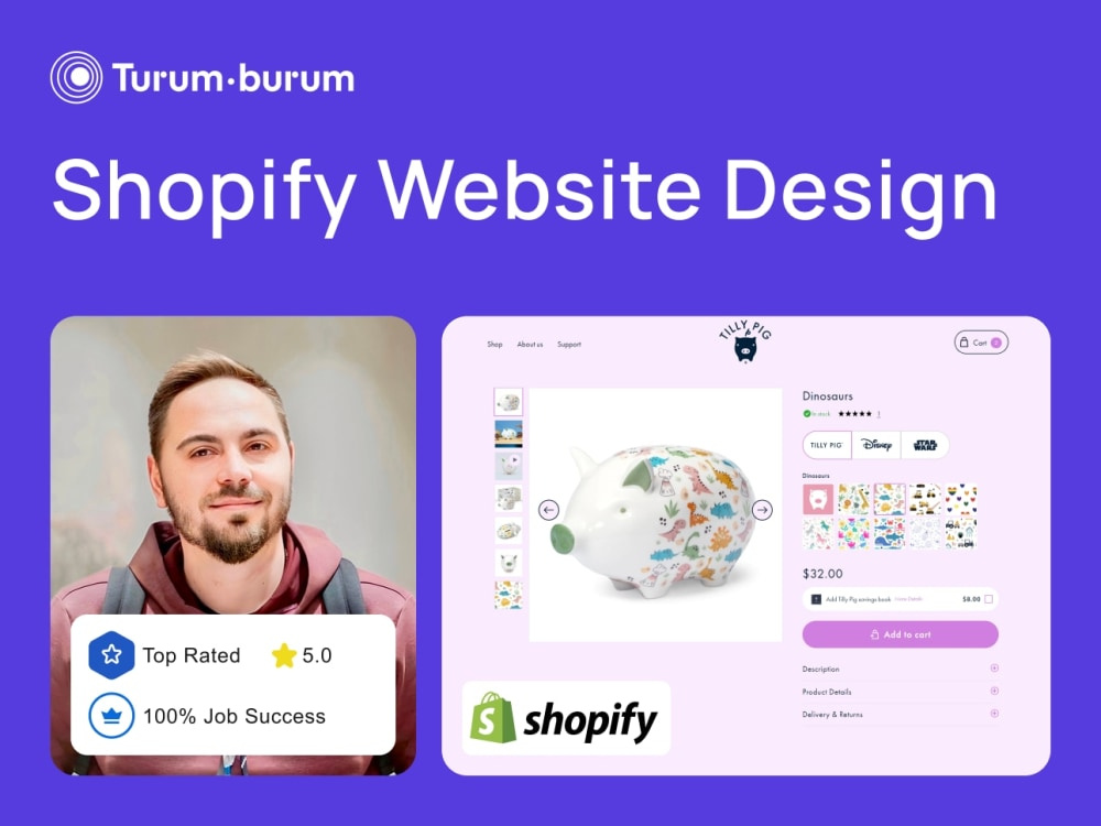 Example of Shopify Website Design