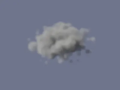3D Cloud Model 3d graphic design