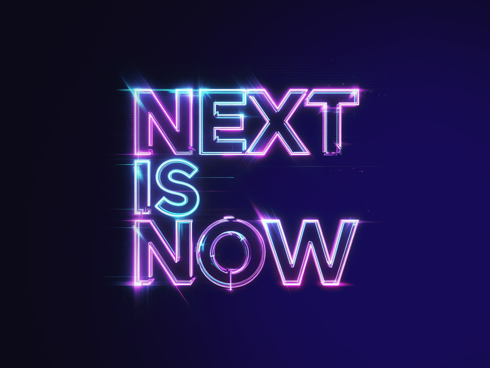 Example of Custom Modern Typography Design