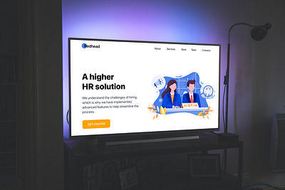 Redhead Higher HR Solutions Design design website