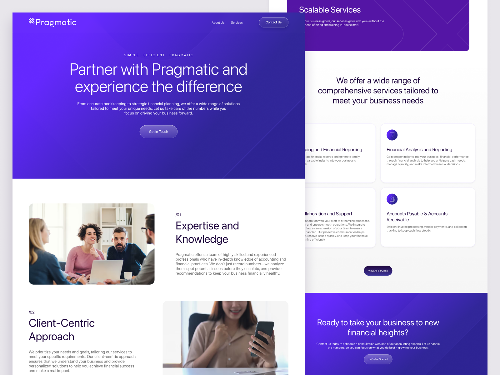 Example of Website Design (10 Pages)