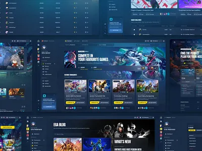 Esports Gaming Website Platform - UI/UX Design competitive cs2 cybersport esport esport website esports esports website game app game landing page game website design gaming 3d design gaming app gaming dashboard gaming design gaming page gaming platform gaming site gaming website graphic design tournaments