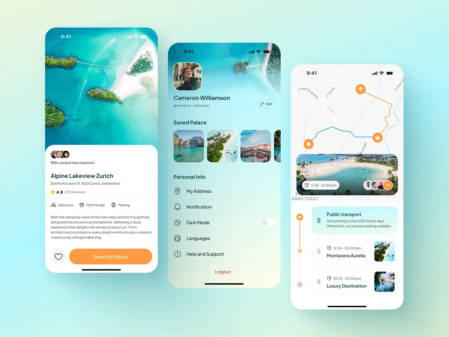 Example of Professional Mobile App UI Design