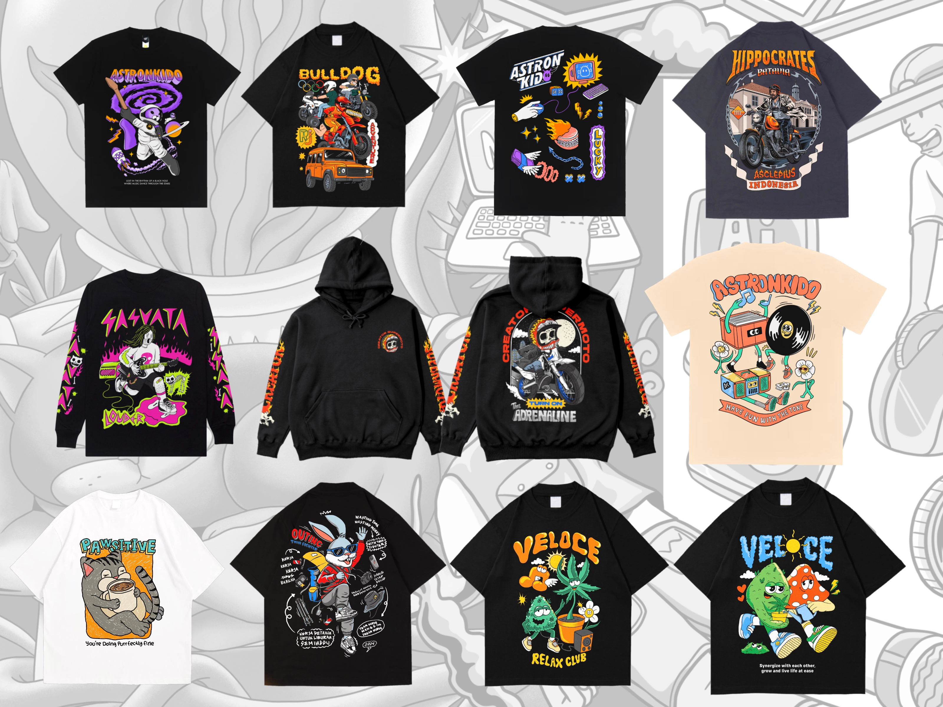 Example of Tshirt Design For Street Wear