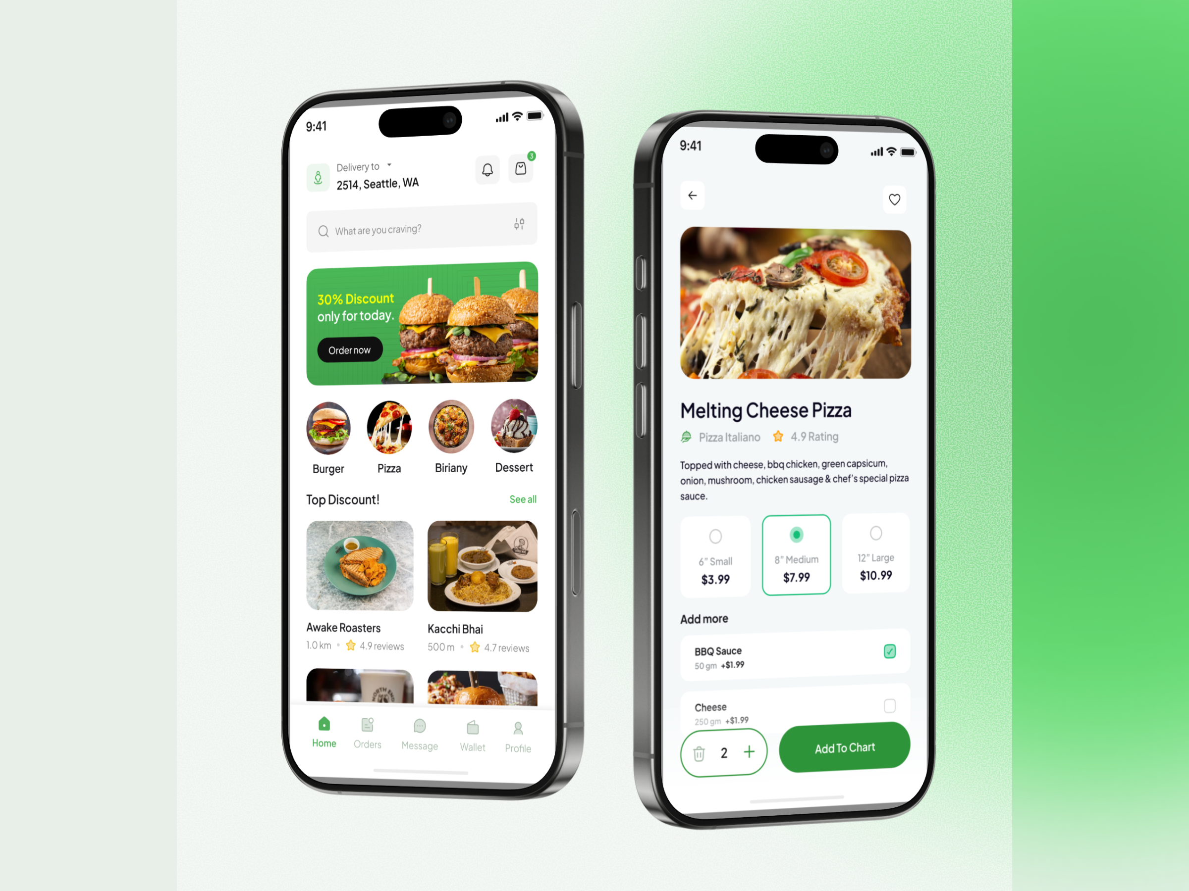 Food Delivery App Design