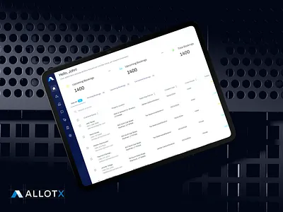 Allotx — Where Booking Operations Meet Precision aorc app branding graphic design logo typography ui website