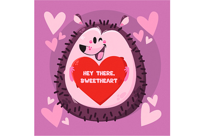 Valentine's Day Card Greeting Illustration card day greeting happy heart illustration love romantic valentine vector