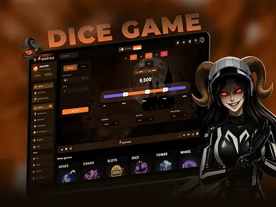 GOATED Dice Game Interface betting dashboard betting system casino dice casino ui casino website crypto casino crypto dice dice game figma design gambling app gaming interface gaming platform mobile casino online casino roll dice ui inspiration uiux user experience