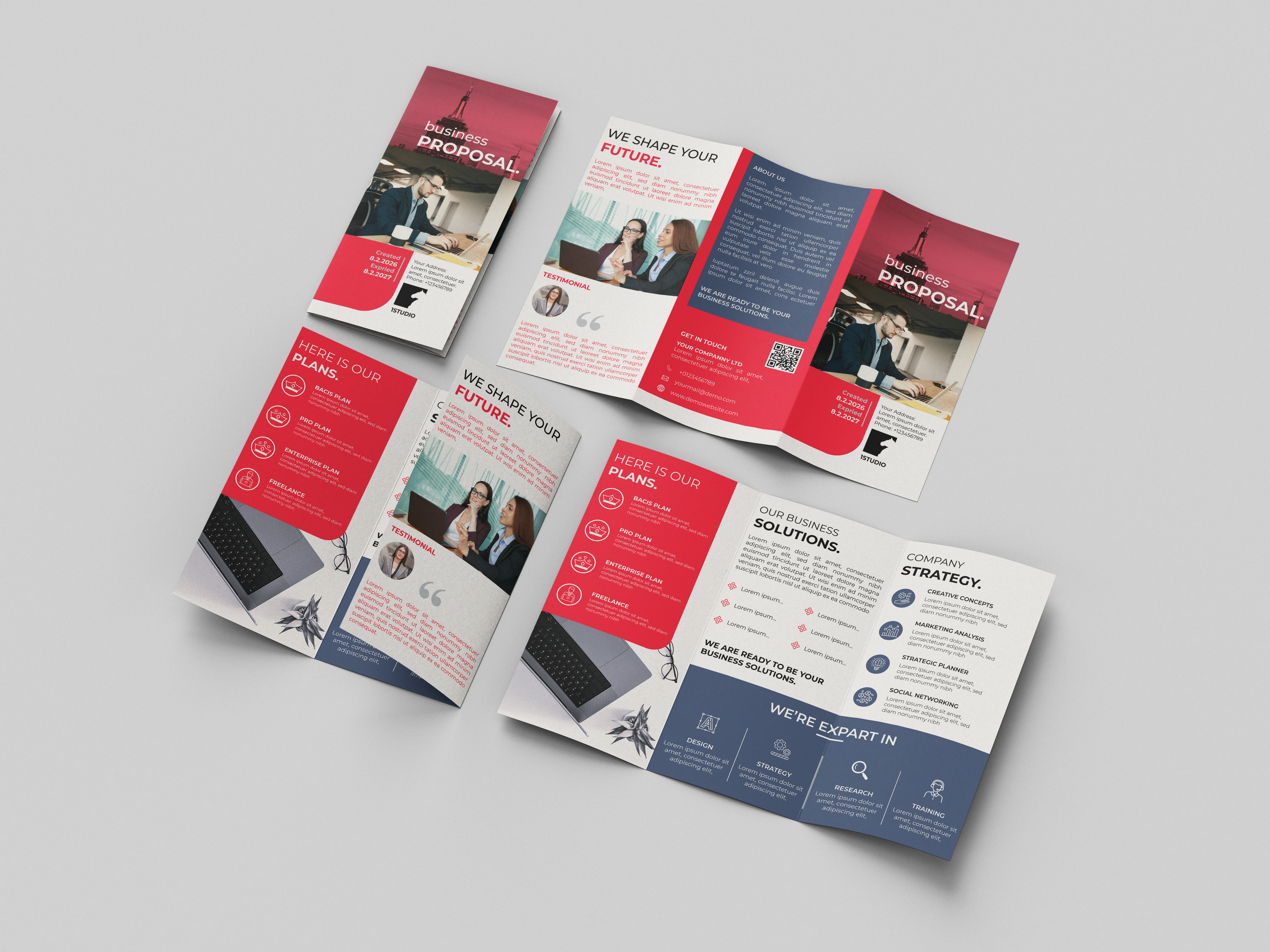 📄 Tri-Fold Business Proposal Design branding business flyer design corporate flyer design flyer flyer design graphic design illustration