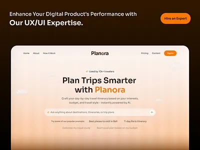 AI Travel Concierge | Smart Trip Planning Dashboard ai ai travel aiproduct graphic design mobileappdesign modernui planners saasdesign smartdashboard travel tech traveldashboard traveling trip tripplanning ui ui ux uidesign userexperience uxdesign webappdesign