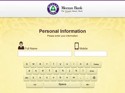 Banking Interface branding graphic design