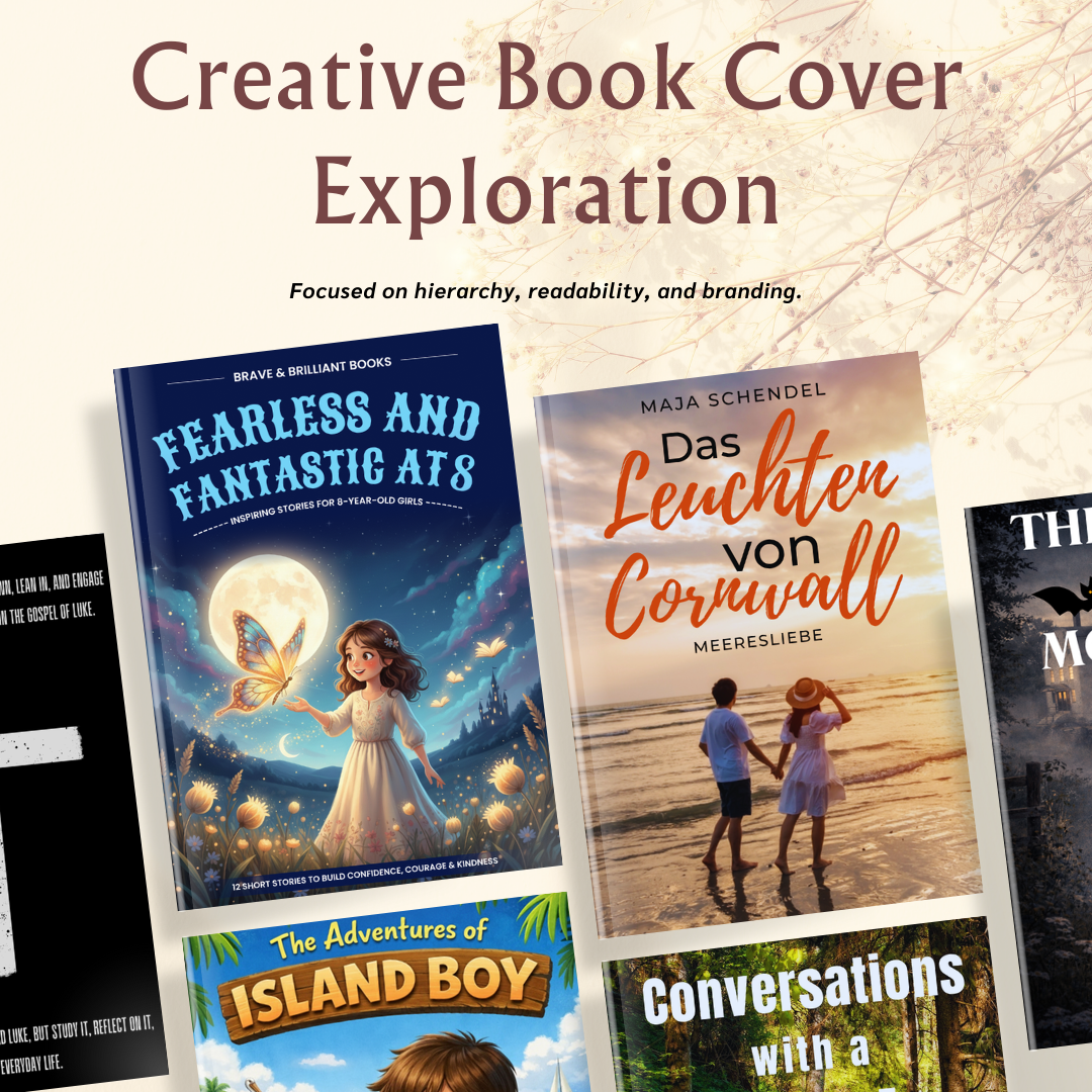📘 Visual Storytelling Through Book Cover Design 🖋️ amazonkdp authorbranding bookbranding bookcoverart bookcoverdesign booklayout childrenbookdesign christianbookdesign coverdesign creativeillustration ebooklayout editorialdesign graphicdesign greewebsolutions modernbookdesigner printbooklayout professionalbookdesign publishingdesign selfpublishing typographydesign