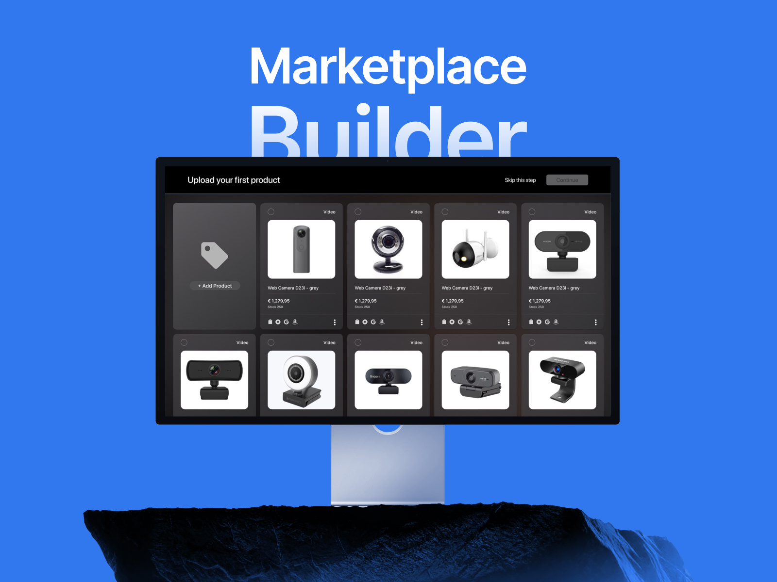 Payever - Marketplace builder Saas b2b ecommerce b2b saas dark ui dashboard ui drag and drop ecommerce design marketplace builder no code builder onboarding ui page builder product design saas saas platform saasdashboard storefront design theme selector ui ux design visual builder web app design