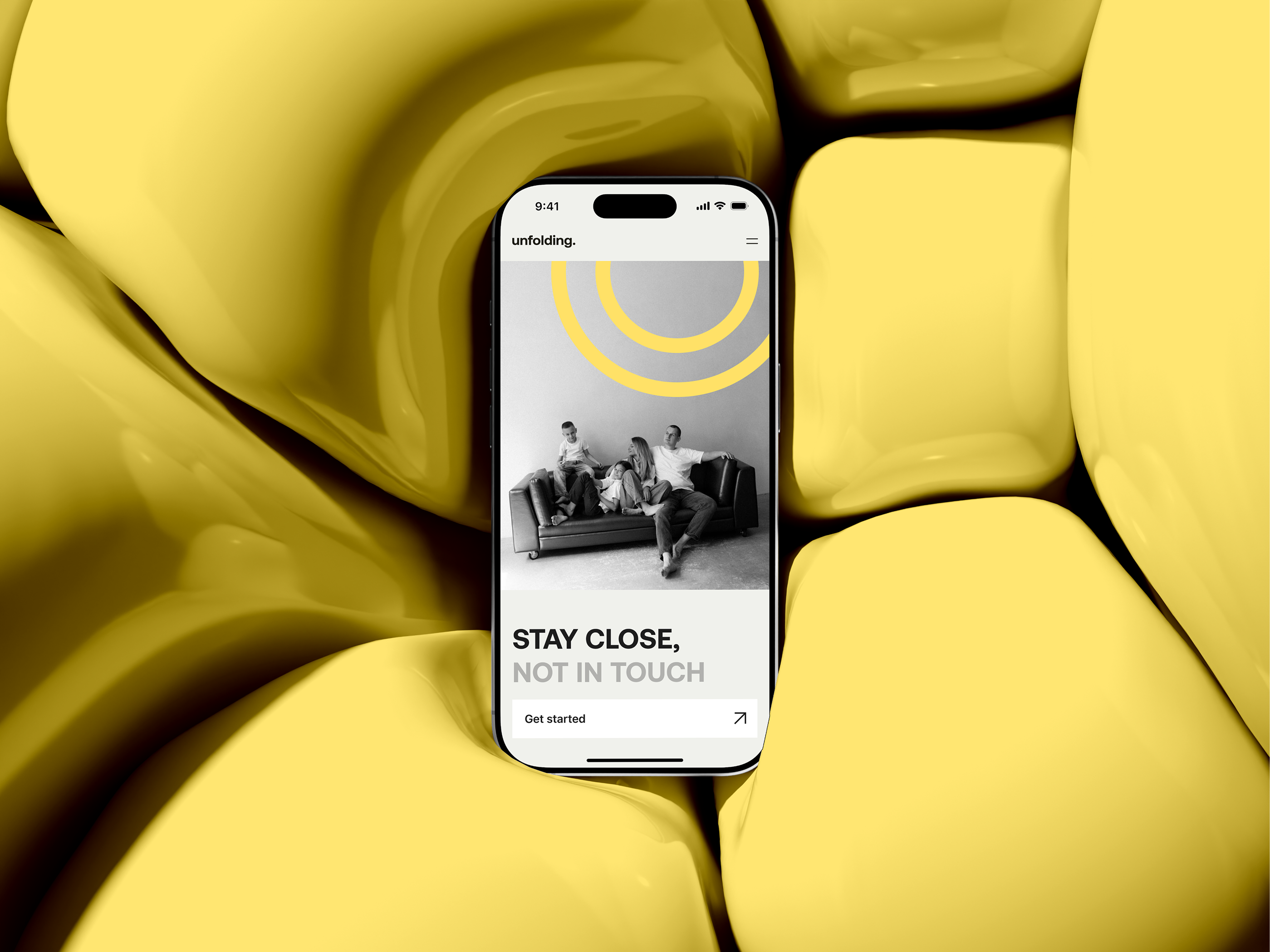 Example of Unfolding: Interactive Storytelling | UI/UX design