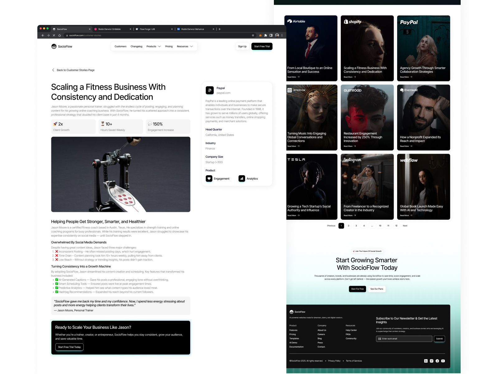 Example of Ai For Social Media Management Website