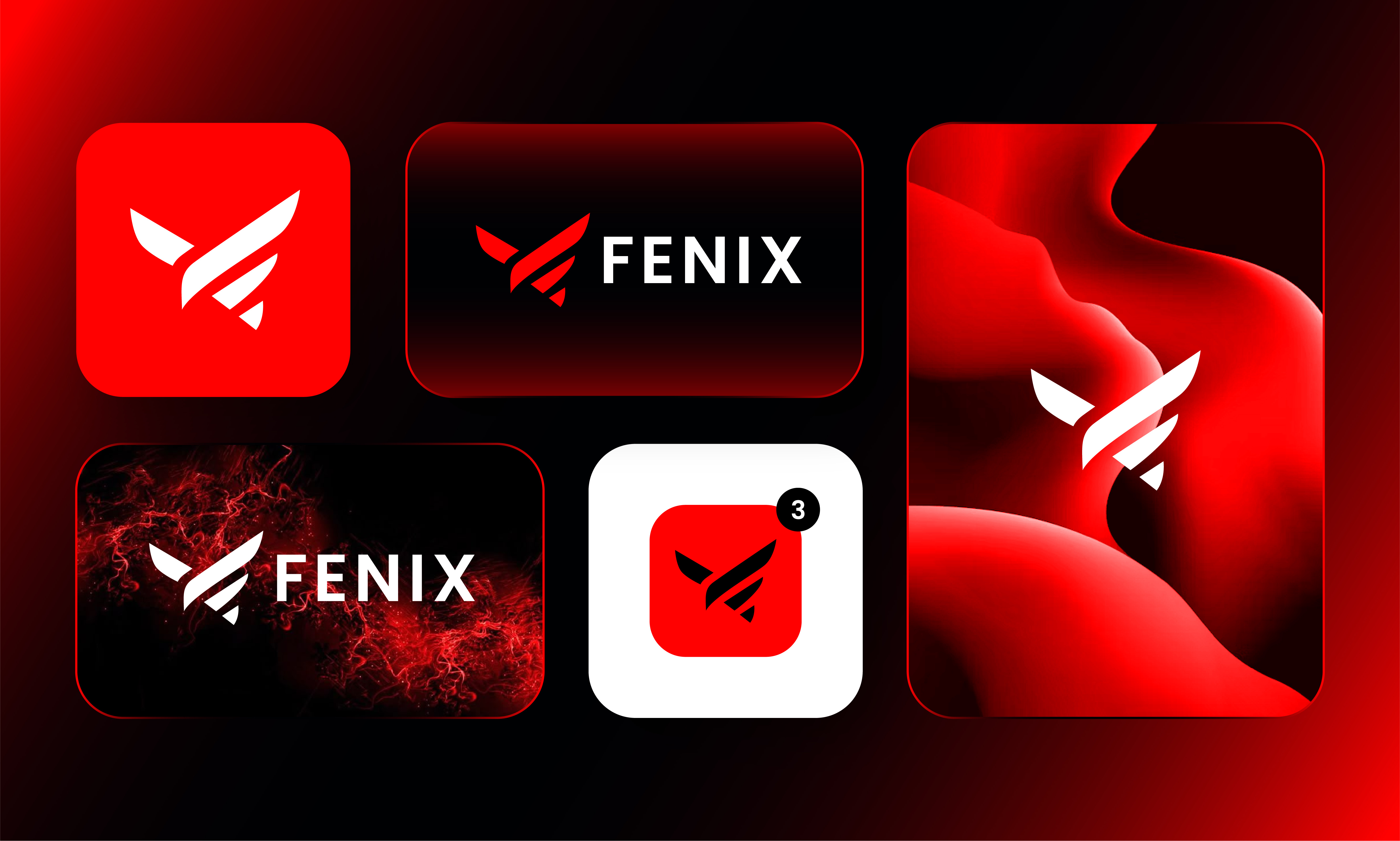 Fenix Logo (Unused Logo) fenix fenix logo fenix logo design logo logo design logo idea unused logo