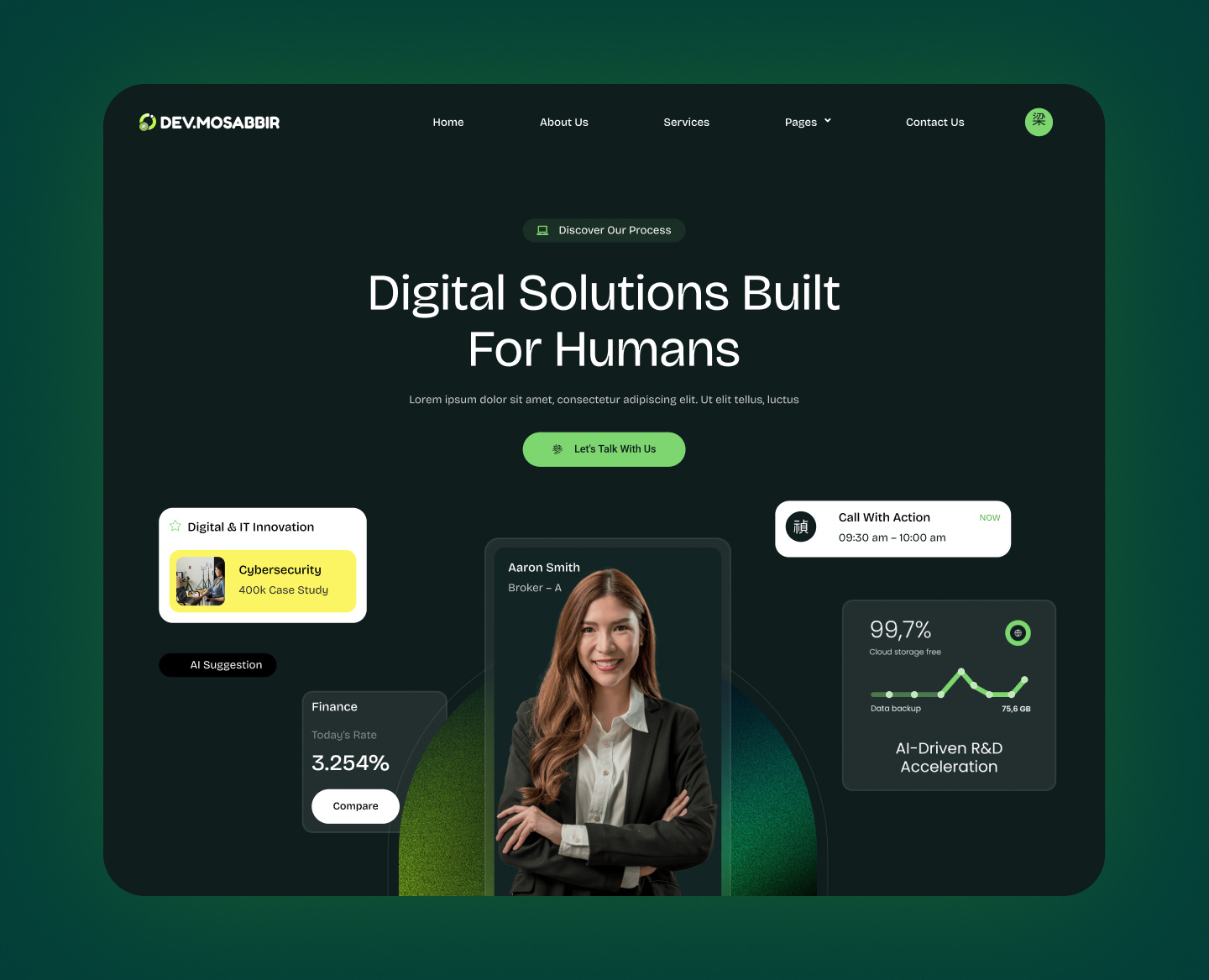 Example of Modern Saa S & Startup Website Collection