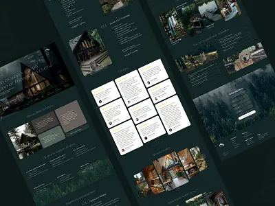 Forest retreat landing [ 2 ] branding design figma forest inspiration landing nature retreat typography ui ux webdesign website